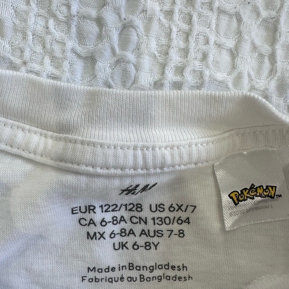 H&M 4 Pack Pokemon Shirts - 6x/7 - Brand New - Never Worn - No Tags - Picture 7 of 7